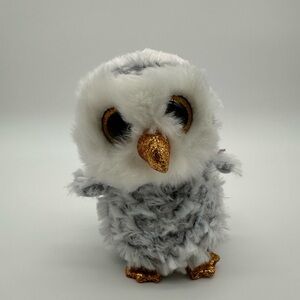 OWLETTE 6" Beanie Baby TY TySilk Beanie Boos 2018 - Hanging Tag